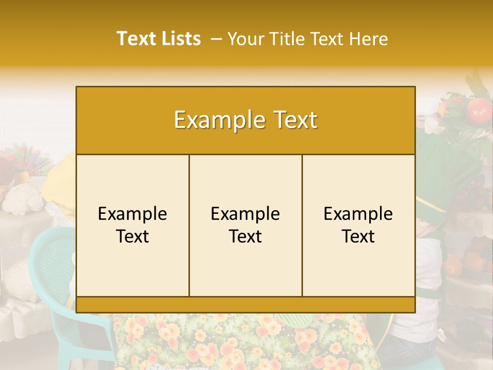 Kid Taste Infant PowerPoint Template