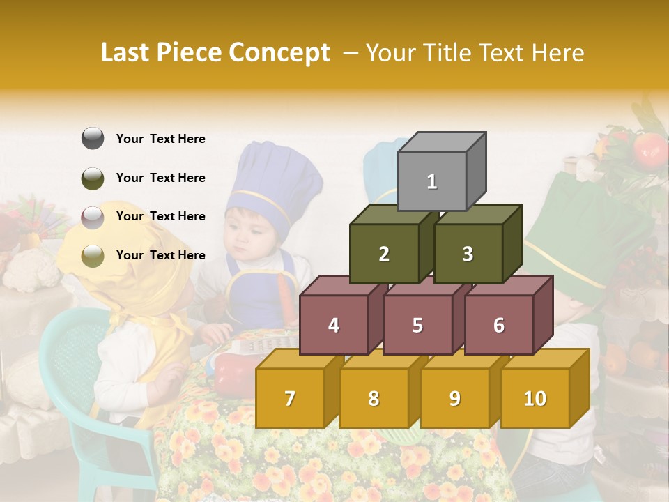 Kid Taste Infant PowerPoint Template