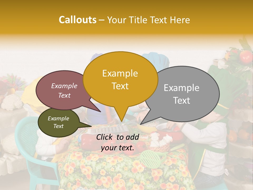 Kid Taste Infant PowerPoint Template