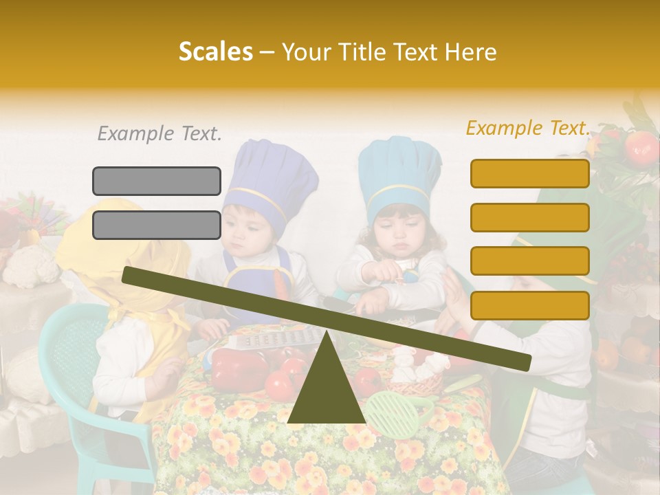 Kid Taste Infant PowerPoint Template