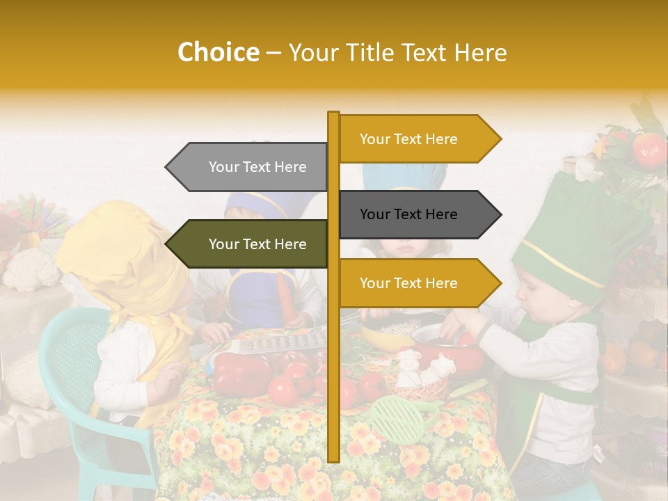 Kid Taste Infant PowerPoint Template