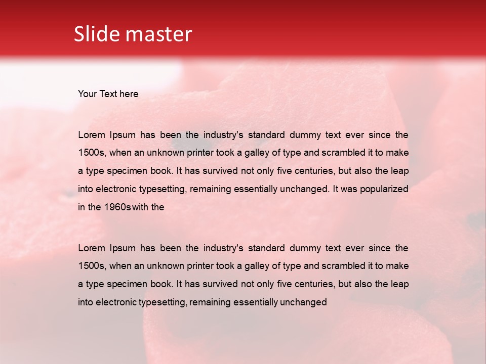 Sweet Health Fruit PowerPoint Template