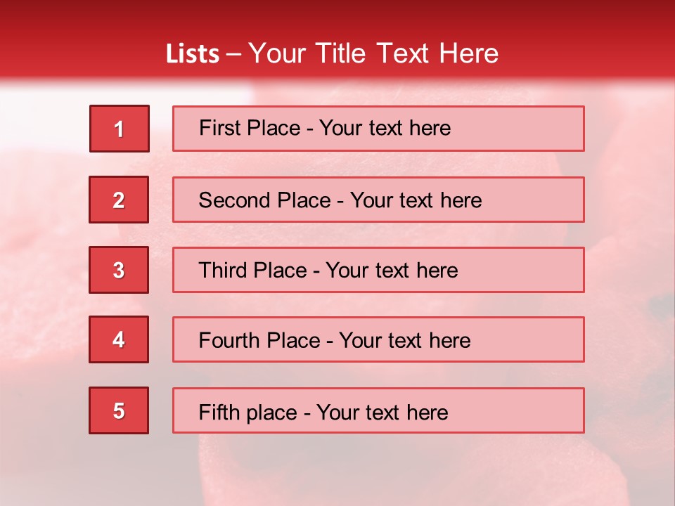 Sweet Health Fruit PowerPoint Template