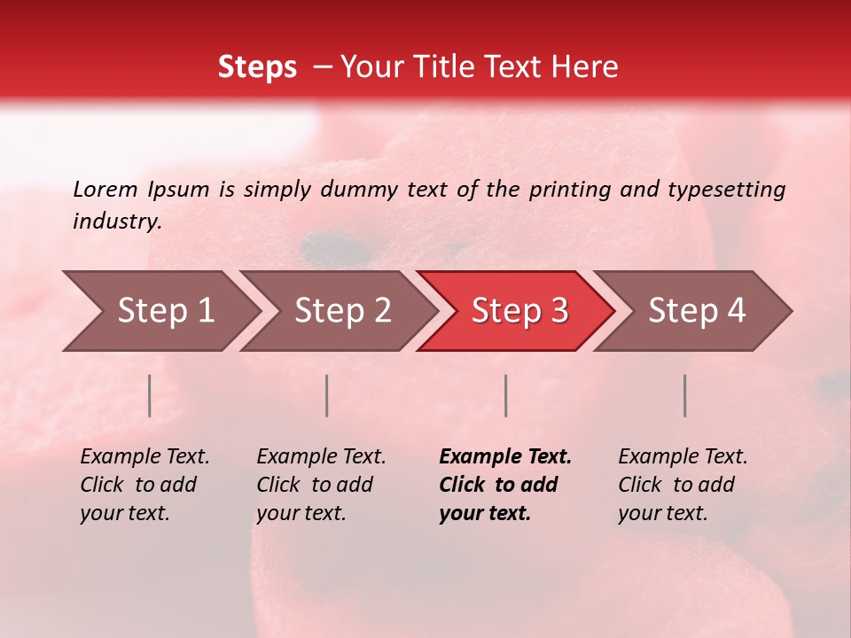 Sweet Health Fruit PowerPoint Template