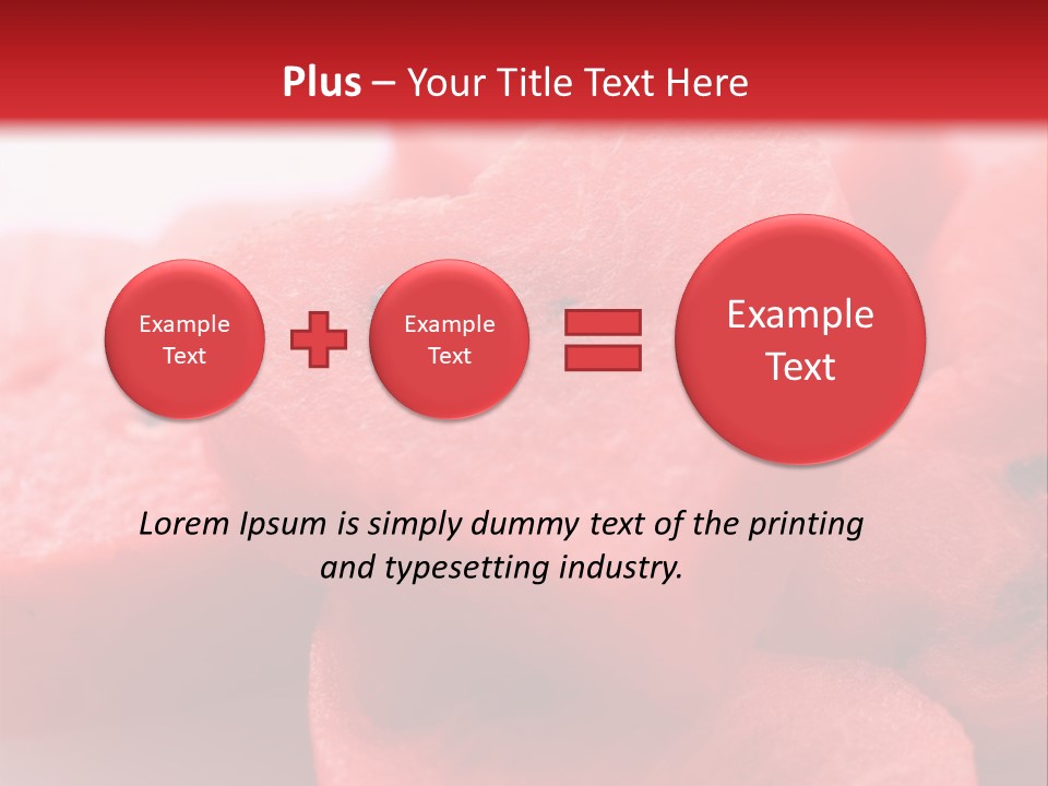 Sweet Health Fruit PowerPoint Template