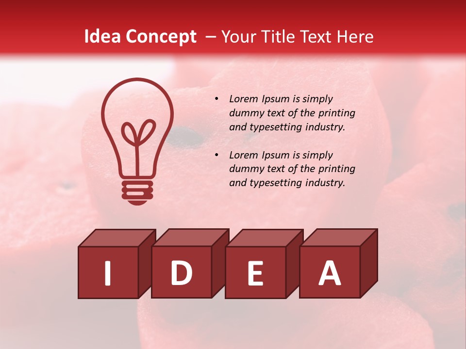 Sweet Health Fruit PowerPoint Template