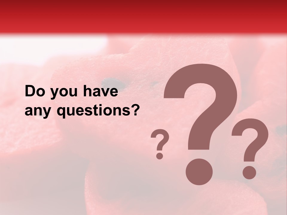 Sweet Health Fruit PowerPoint Template