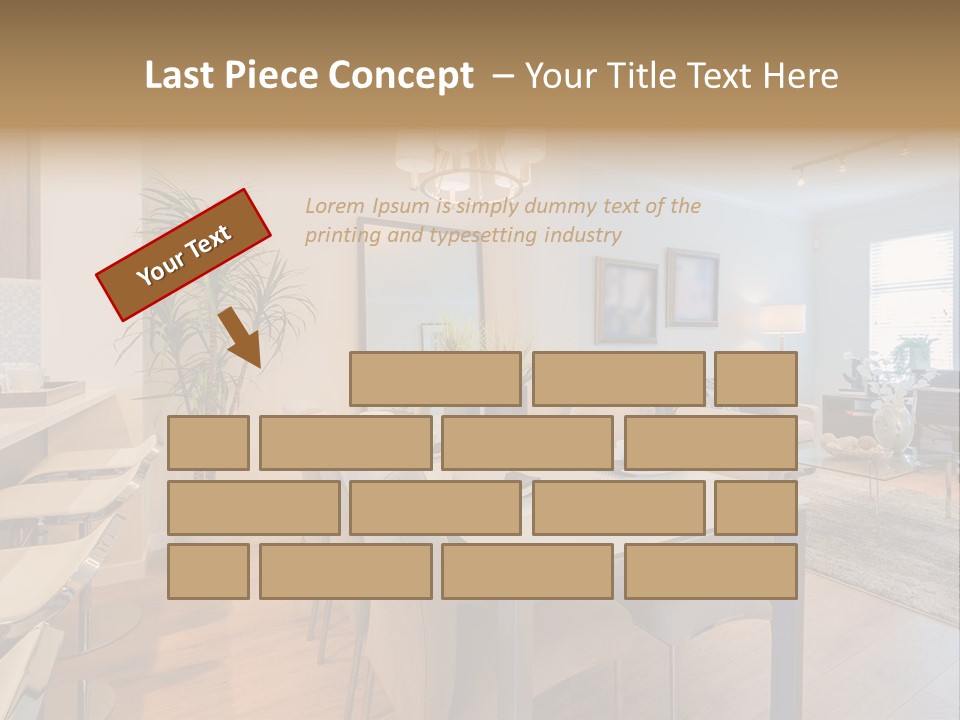 Furniture Indoors Leisure PowerPoint Template