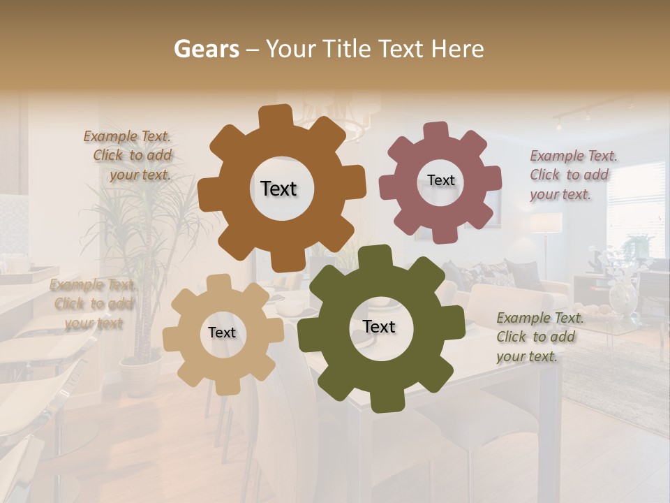 Furniture Indoors Leisure PowerPoint Template