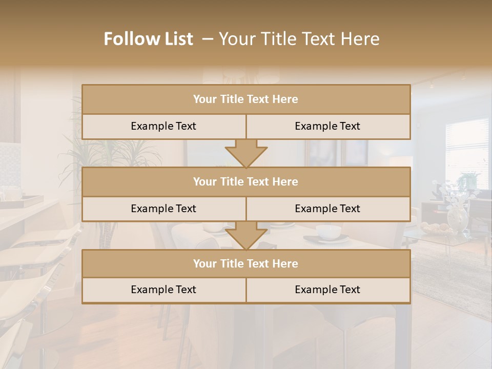Furniture Indoors Leisure PowerPoint Template