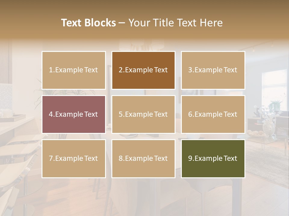 Furniture Indoors Leisure PowerPoint Template