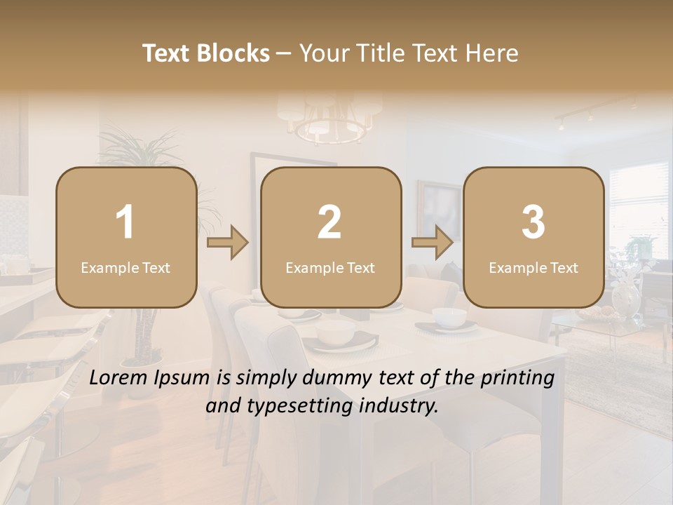 Furniture Indoors Leisure PowerPoint Template