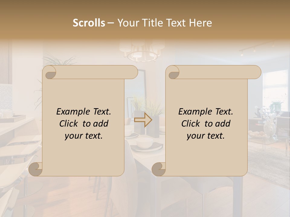Furniture Indoors Leisure PowerPoint Template