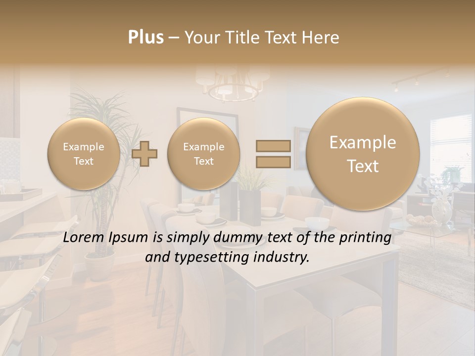 Furniture Indoors Leisure PowerPoint Template