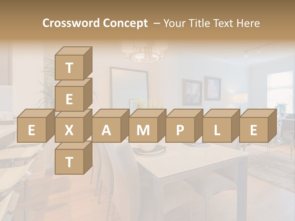 Furniture Indoors Leisure PowerPoint Template