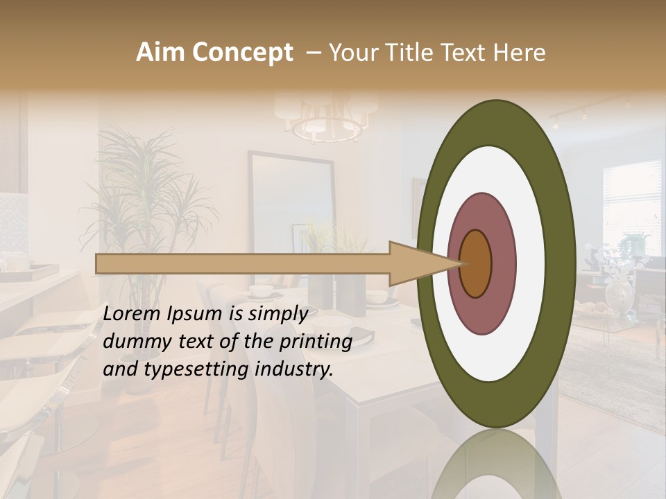 Furniture Indoors Leisure PowerPoint Template