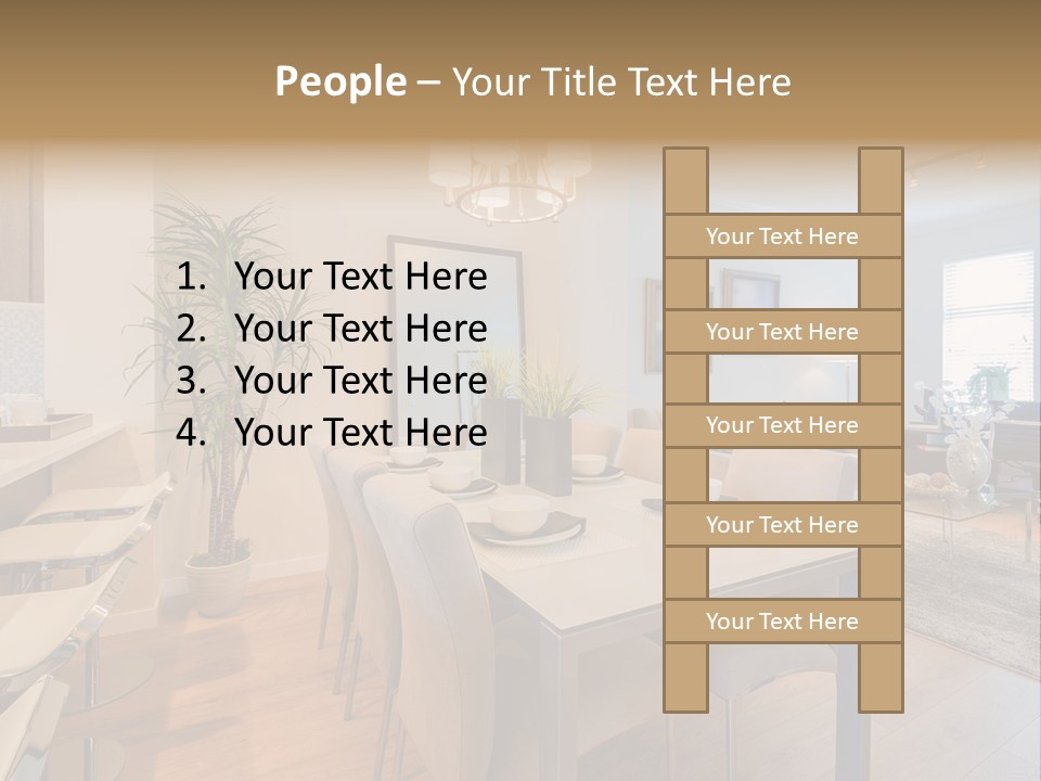 Furniture Indoors Leisure PowerPoint Template