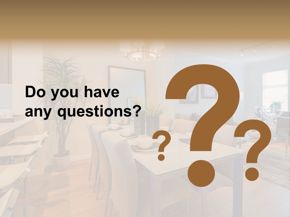 Furniture Indoors Leisure PowerPoint Template