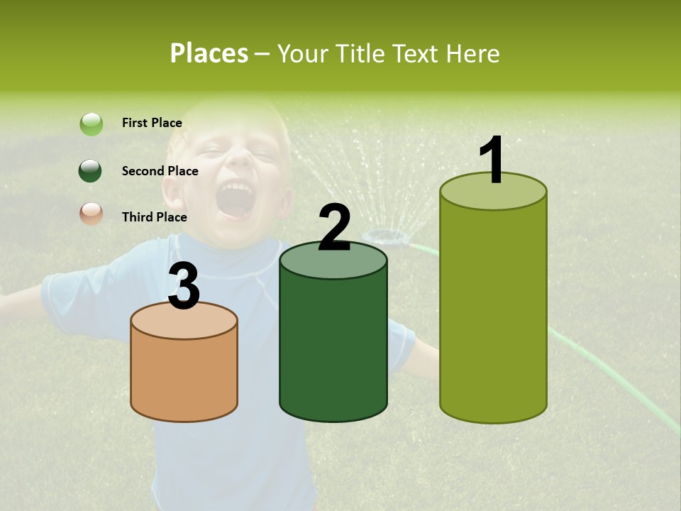 Scream Swimsuit Outdoors PowerPoint Template