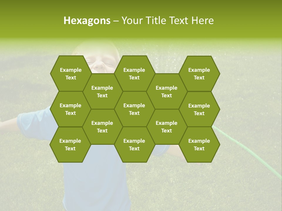 Scream Swimsuit Outdoors PowerPoint Template