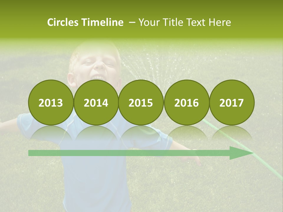 Scream Swimsuit Outdoors PowerPoint Template