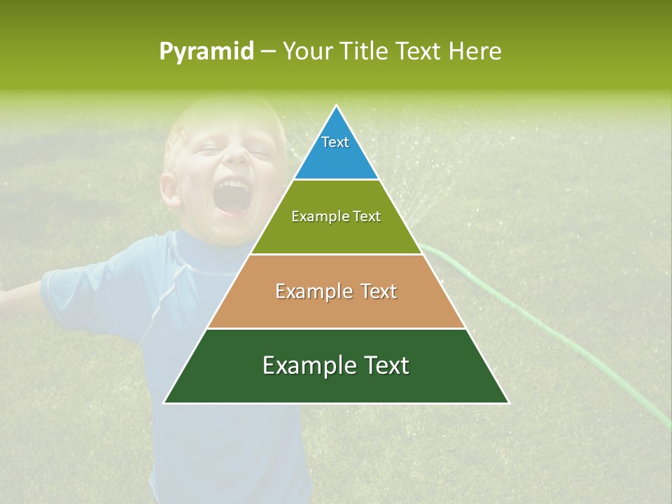 Scream Swimsuit Outdoors PowerPoint Template