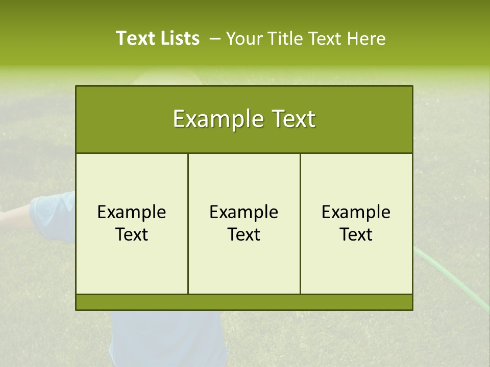 Scream Swimsuit Outdoors PowerPoint Template