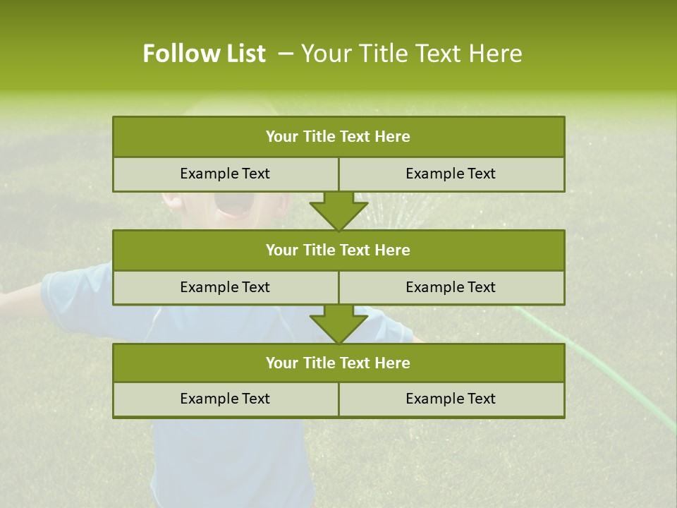 Scream Swimsuit Outdoors PowerPoint Template