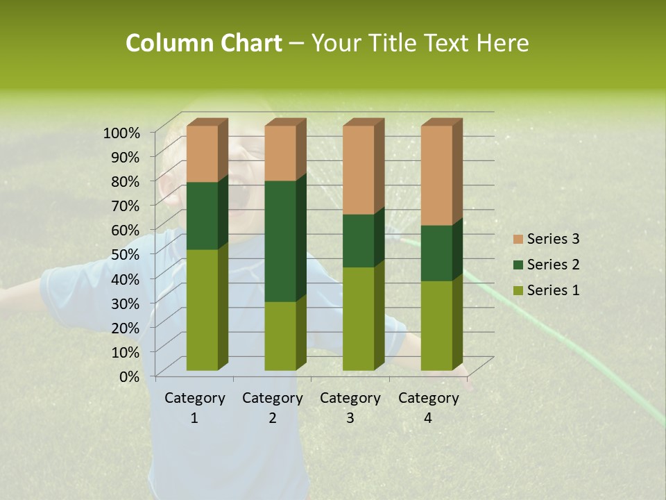 Scream Swimsuit Outdoors PowerPoint Template