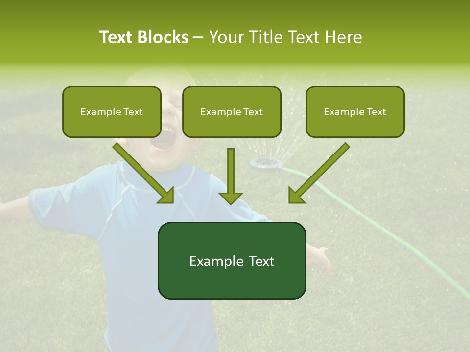 Scream Swimsuit Outdoors PowerPoint Template