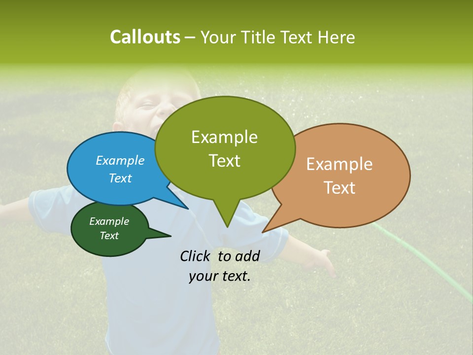 Scream Swimsuit Outdoors PowerPoint Template