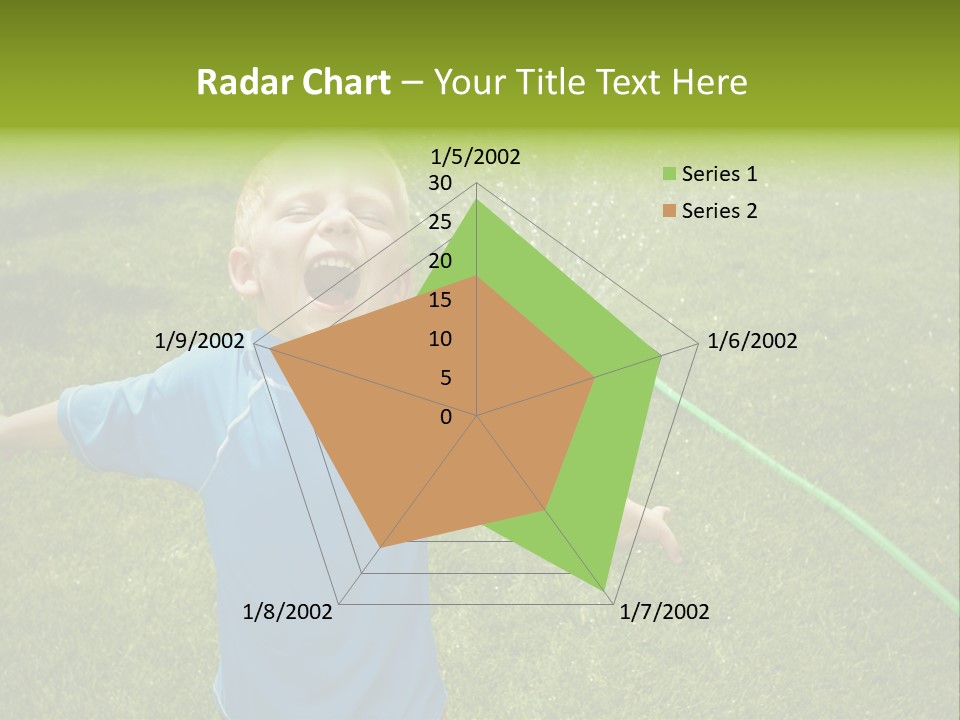 Scream Swimsuit Outdoors PowerPoint Template