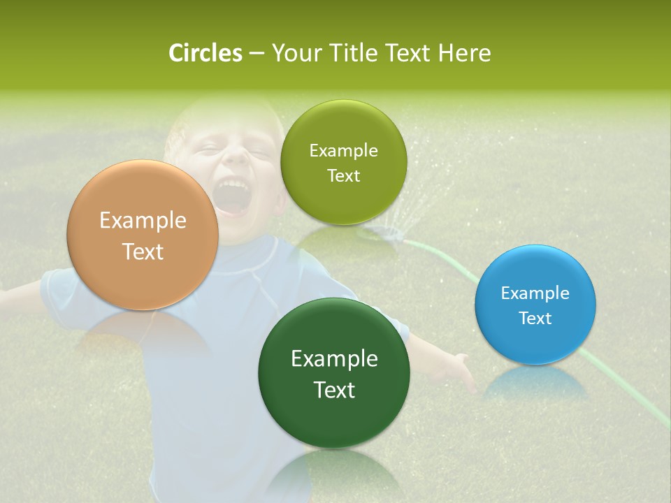 Scream Swimsuit Outdoors PowerPoint Template