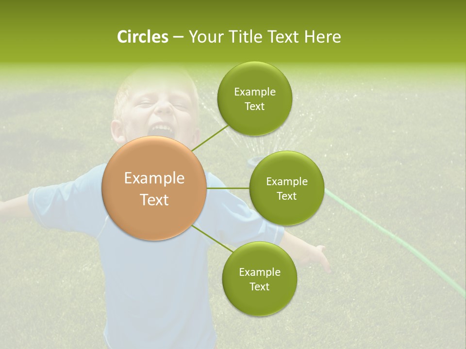 Scream Swimsuit Outdoors PowerPoint Template