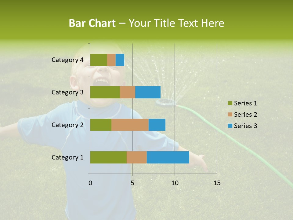 Scream Swimsuit Outdoors PowerPoint Template