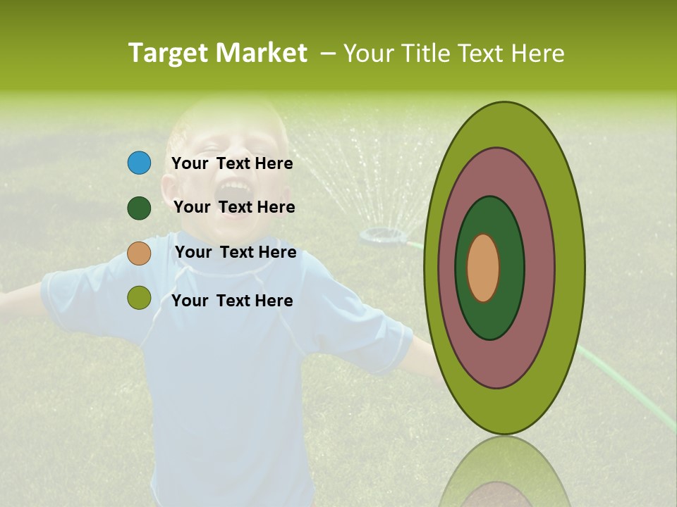 Scream Swimsuit Outdoors PowerPoint Template