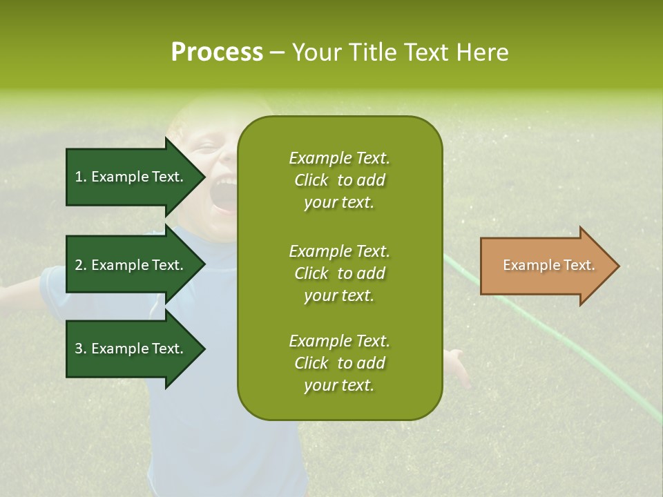 Scream Swimsuit Outdoors PowerPoint Template