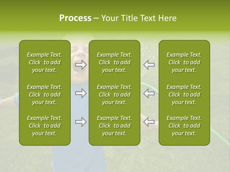 Scream Swimsuit Outdoors PowerPoint Template