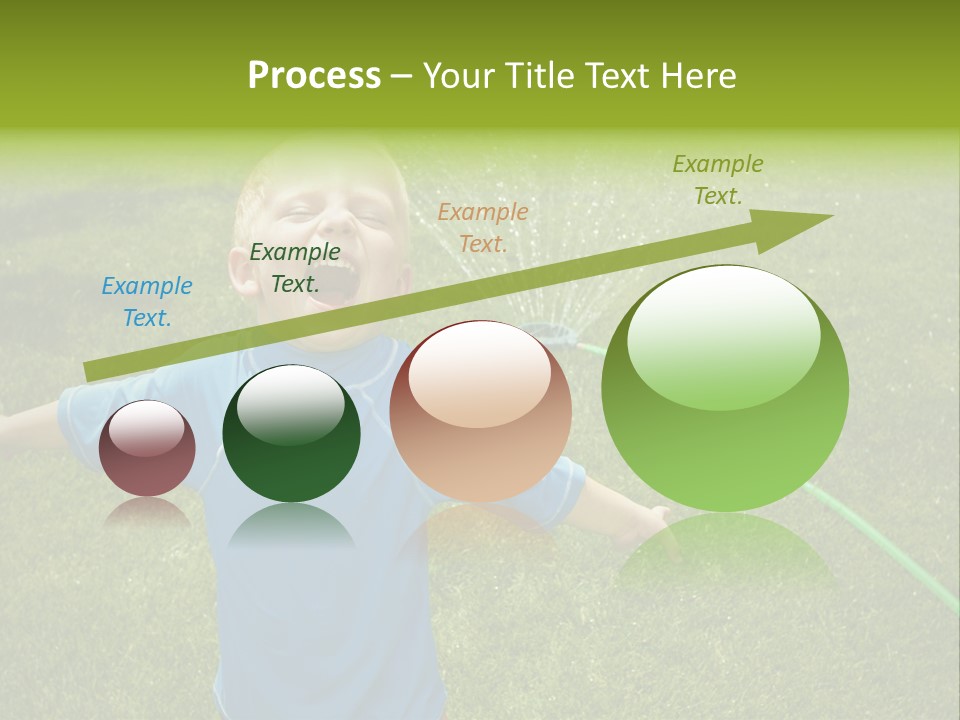 Scream Swimsuit Outdoors PowerPoint Template