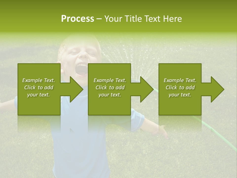 Scream Swimsuit Outdoors PowerPoint Template