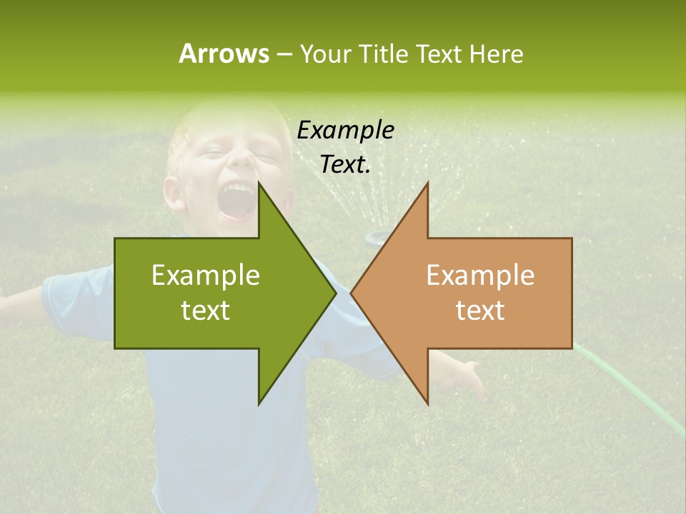 Scream Swimsuit Outdoors PowerPoint Template