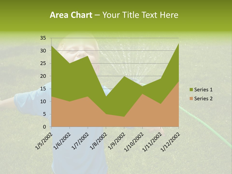 Scream Swimsuit Outdoors PowerPoint Template