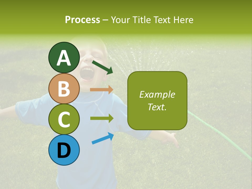 Scream Swimsuit Outdoors PowerPoint Template