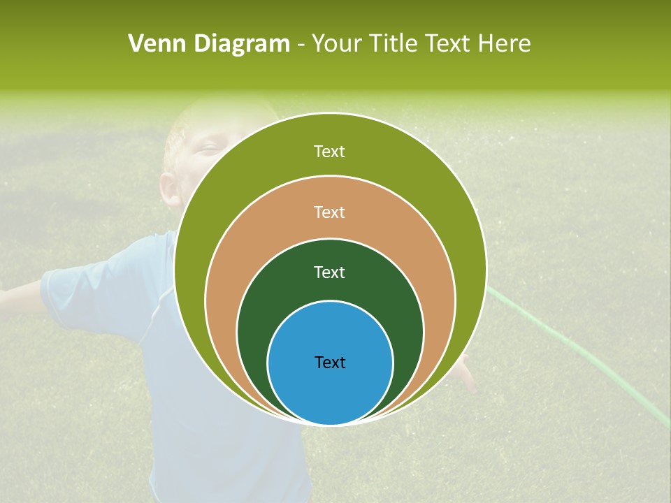 Scream Swimsuit Outdoors PowerPoint Template
