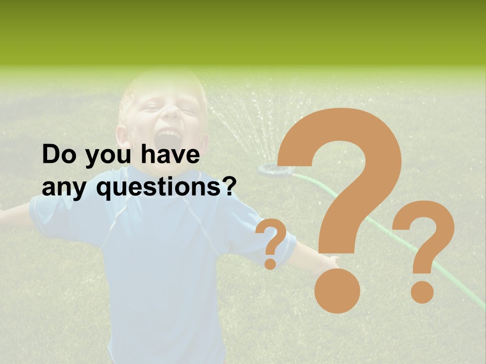 Scream Swimsuit Outdoors PowerPoint Template