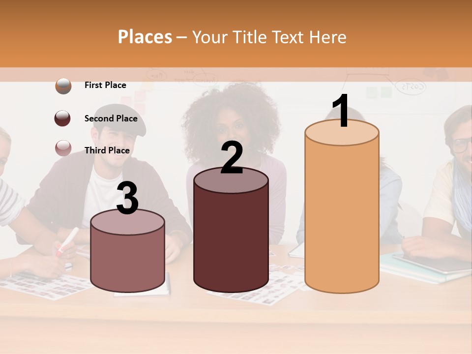 Style Coworkers Brainstorming PowerPoint Template