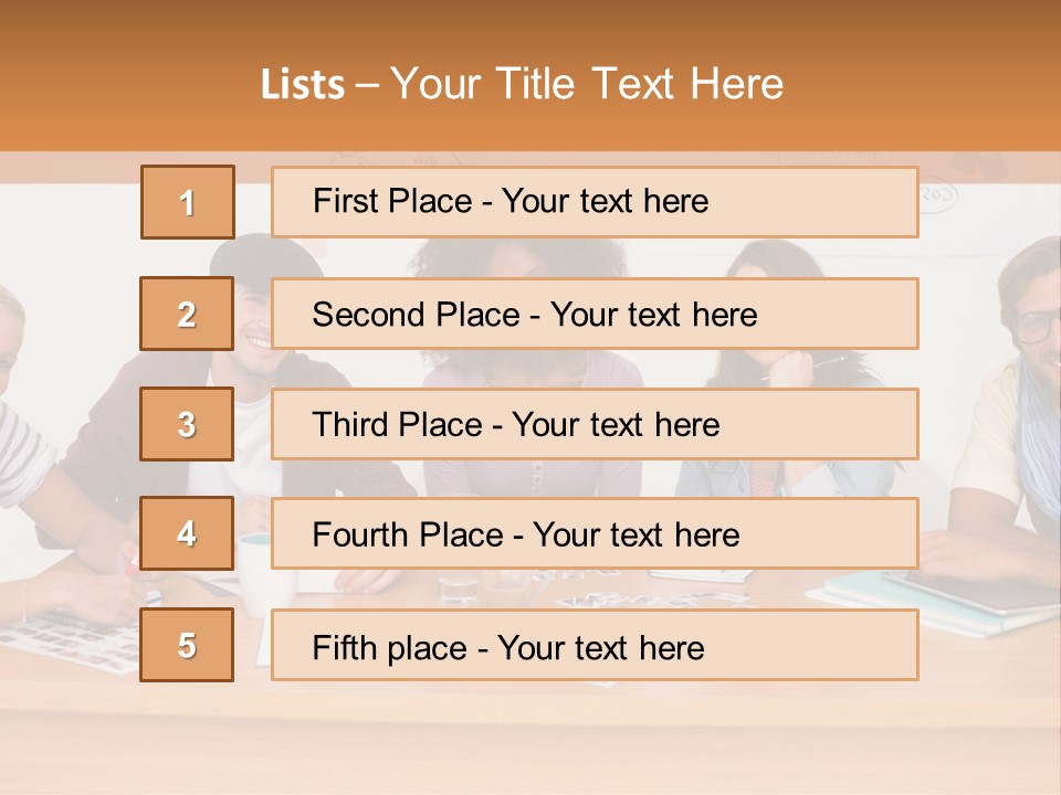 Style Coworkers Brainstorming PowerPoint Template