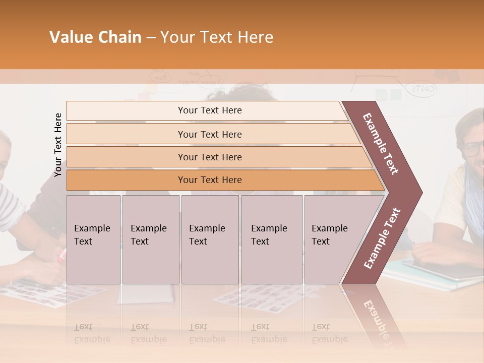 Style Coworkers Brainstorming PowerPoint Template