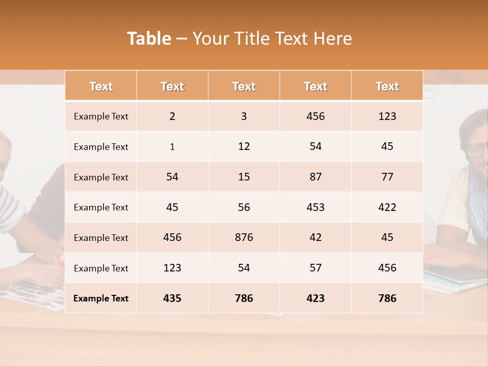 Style Coworkers Brainstorming PowerPoint Template