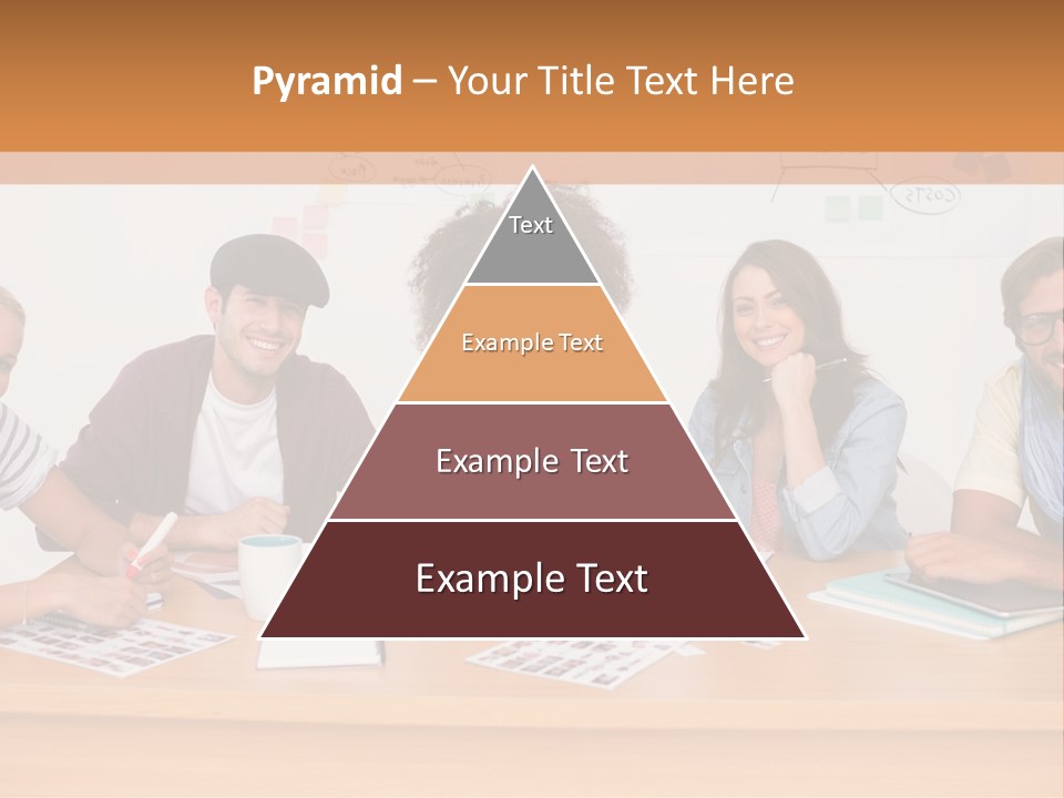 Style Coworkers Brainstorming PowerPoint Template